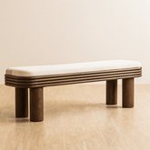 bedroom bench. wooden bench. dining bench.